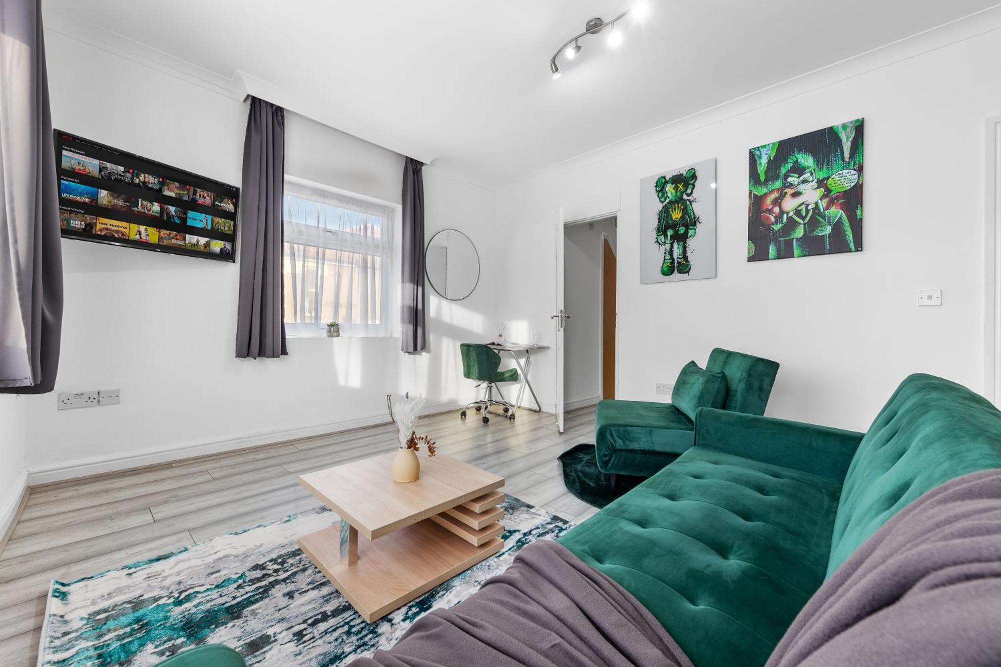 Green Hype - 10 Mins To Stadium - Sleeps 8 伦敦 外观 照片